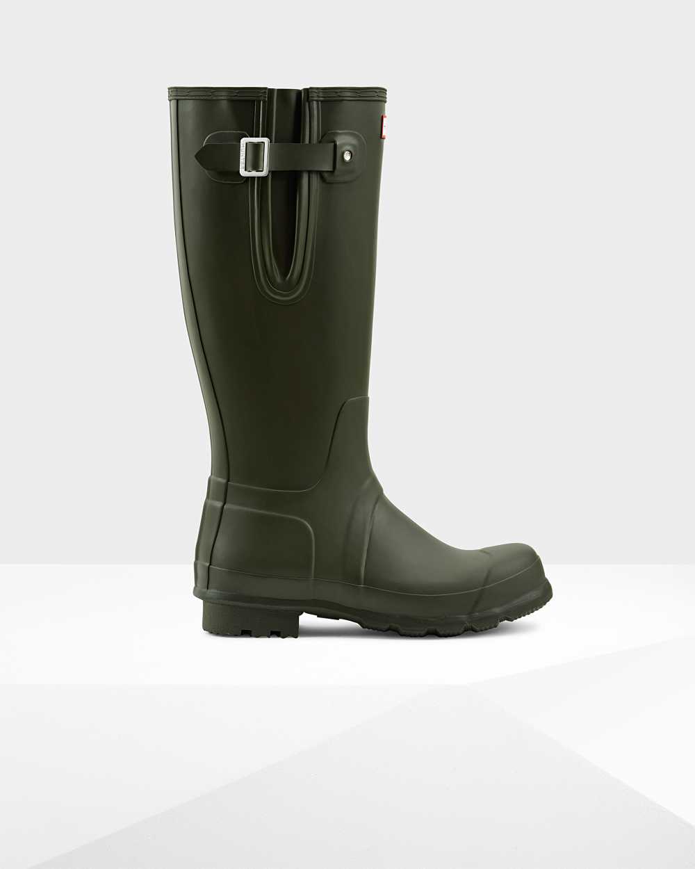 Hunter Original Side Hohe Gummistiefel Herren - Hunter Gummistiefel Grün | Germany 605XSVQUL
